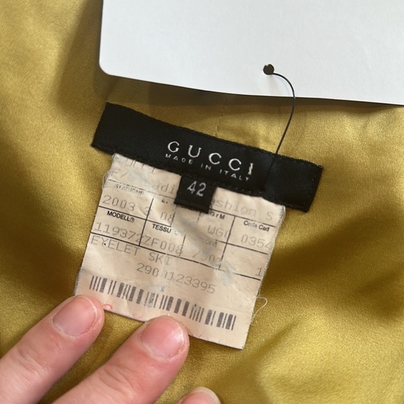 Gucci vintage silk skirt RARE - Picture 6 of 14